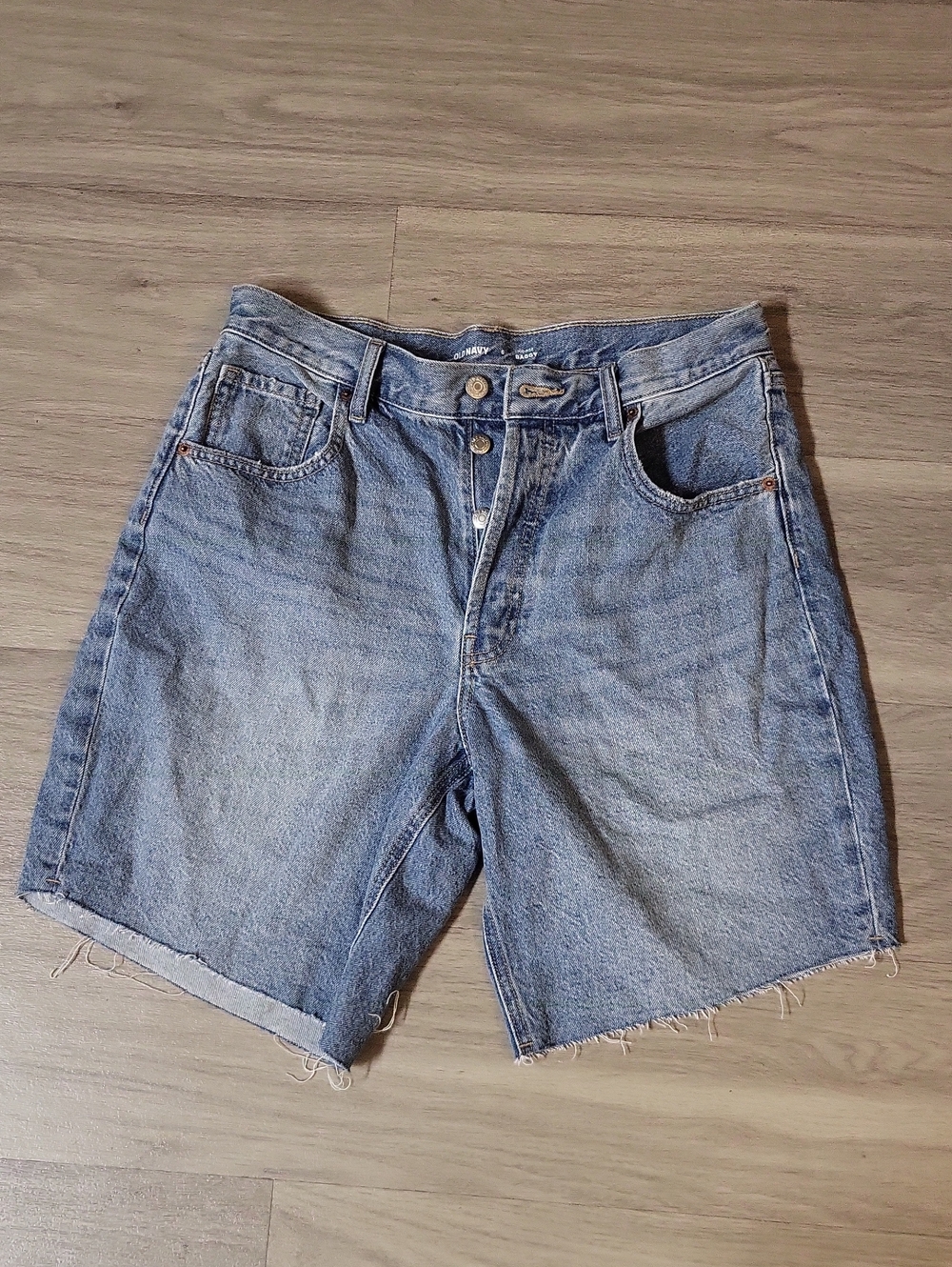 Old Navy Light Blue Denim Cutoff Shorts